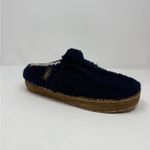 L.L. Bean Cozy Slide Fleece Slippers Size 7 Blue Photo 2