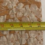 Talbots Pencil Skirt Womens Size 6P Copper Metallic Gold Brocade Cocktail Photo 5