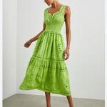 Rails Fawn Eyelet Sweetheart Midi-Dress in Island Green S Photo 1