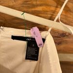 Jay Godfrey  Diamond White Ivory Pleated Strapless Evening Photo 3