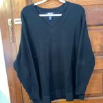 Lands' End  Women’s performance V-neck sweater, black. Photo 0