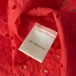 Calypso St. Barth  Eyelet Button Down Blouse | Pink | 3X Photo 4