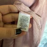 Umgee  V-Neck Surplice Long Sleeve Babydoll Blouse Pink Women's Size: Large Photo 4