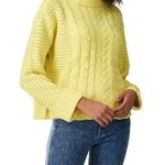 Louna Green Sunny Lime Knit Sweater Size Small $65 Photo 0