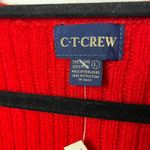 NWT 100% Shetland Wool Red Cable Knit Sweater Vest Sz Large Preppy Academia Photo 2