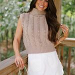 PaperMoon Turtleneck Sleeveless Sweater Photo 0