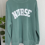 Nurse Crewneck Sweatshirt Green Size XL Photo 0