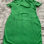 Missky green hoodie kangaroo pocket cotton sweatshirt dress, size L athleisure Size L Photo 11