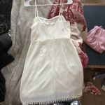 Altar'd State White Altar’d State Homecoming Graduation Dress Spaghetti Strap Photo 1