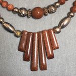 Ladies’ Dual Layer Necklace w/Genuine Stone Photo 5