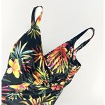 MiracleSuit  Size US 14‎ One Piece Tropical Floral Ruched Waist Swimsuit Slimming Photo 2