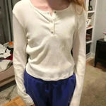 Divided H & M  brand cute long sleeve shirt size medium. Photo 1