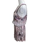Poupette St Barth Nola Mini Dress Women’s Size Small Boho Tank Slinky Weave White Photo 6