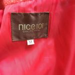 Nice‎ iOi Collection Red Wool Blend Short Sleeve Coat Jacket Medium Vintage Photo 7