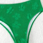 SheIn Floral Jacquard Twist Bikini Swimsuit Photo 3