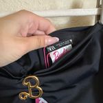 ZARA Barbie™ Mattel Long Jumpsuit Sz Medium in Black NEW Photo 7