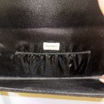 Chico's ELEGANT BLACK BEADED CLUTCH
SILK RIBBON THROUGHOUT CHAIN HANDLES Photo 3