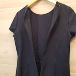 Brooks Brothers {6}  Embroidered Floral Shift Dress Deep Navy Photo 4