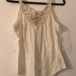 Free People NWT Ivory Comb Tank Photo 0