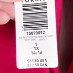 Torrid NEW Cozy Fleece The Office Christmas Lights Sweatshirt Jester Red Size 1X Photo 7