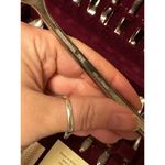 American Vintage Size 10.5 Sterling Silver Plated Spoon Ring 1947 First Love Pattern Photo 6