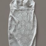 Guess White Floral Lace Cocktail Party Evening Body-con Dress | Womens Size L Photo 0