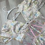 For Love & Lemons Dress floral glitter garden slip womens Pastel medium romantic Photo 5