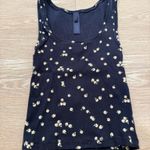 SKIMS  Cotton Rib Tank Navy Daisy (Rare) Photo 2