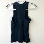 Anthropologie Pilcro Ribbed Black Bra Tank Top Photo 6