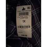 Brand New State of Day Women's Size 1X Plus Blue Offset Plaid Lounge Pants Sleep Photo 3