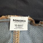Sonoma New  Maternity Bootcut Jeans Women 16 XL Flare Denim Wide Leg Front Panel Photo 6