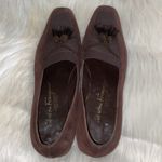 Salvatore Ferragamo  Shoes Women’s Size 8.5 B Suede Tassel Loafer Heels Pumps Photo 1