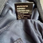 POL  Navy Velvet Bomber Jacket Floral Sleeves Varsity Style Photo 5