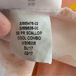 Banana Republic Floral Scallop Trim Blouse XS | Summer Garden Romance Yellow Photo 5