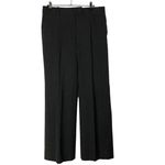 Ann Taylor  Dark Brown Pin Stripe Wool Wide Leg Dress Pants 4 Photo 1