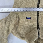 Patagonia Fleece Jacket Full Zip Pockets Warm Cozy Outdoor Beige Women's S READ Photo 1