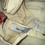 Sadie & Sage Cream Denim Jumpsuit Photo 3