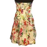 Kandy Kiss NEW Juniors  White Floral Print Strapless Dress Size 7 Photo 8