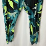 Under Armour  UA Compression Women's 7/8 Leggings Size 3X Multicolor Blue Green Photo 2