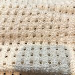 Handmade Vintage Hand Woven Tatting Thread Stretchy Beige Cropped Tank Top Large Photo 15