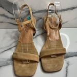 Rachel Zoe Classic Women's Tan Leather Stacked Heel Strappy Olivia Sandals Sz 8 Photo 1