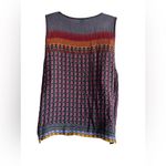 MÁNDALA Boho Chic Multicolor Tank Top Purple Size L Photo 2
