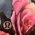 Lululemon Run: Inspire Crop II Secret Garden / Black Pink Floral Barbie Size 4 Photo 4