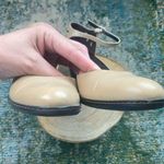 Etienne Aigner Vintage 90s Eitenne Aigner Vow tan leather ankle strap mary janes, size 8.5M Photo 6