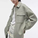 ZARA Buttoned Soft Overshirt - Women's Size S Photo 0