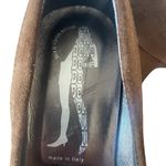 Belle by Sigerson Morrison Chocolate Brown Suede High Heel Loafer Size 8.5 Photo 8