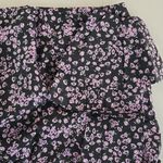 Magda Butrym Sofia Skirt in Black and Pink Floral Size 38 Photo 4
