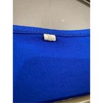 Boutique  Blue Faux Wrap Short Sleeve Top Size XL Photo 3