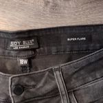 Judy Blue  Grayish Black Super Flare Jeans Size 18W Photo 2