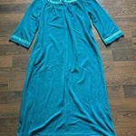 Appel Vintage 3/4 Zip Robe Teal Small Blue Photo 0